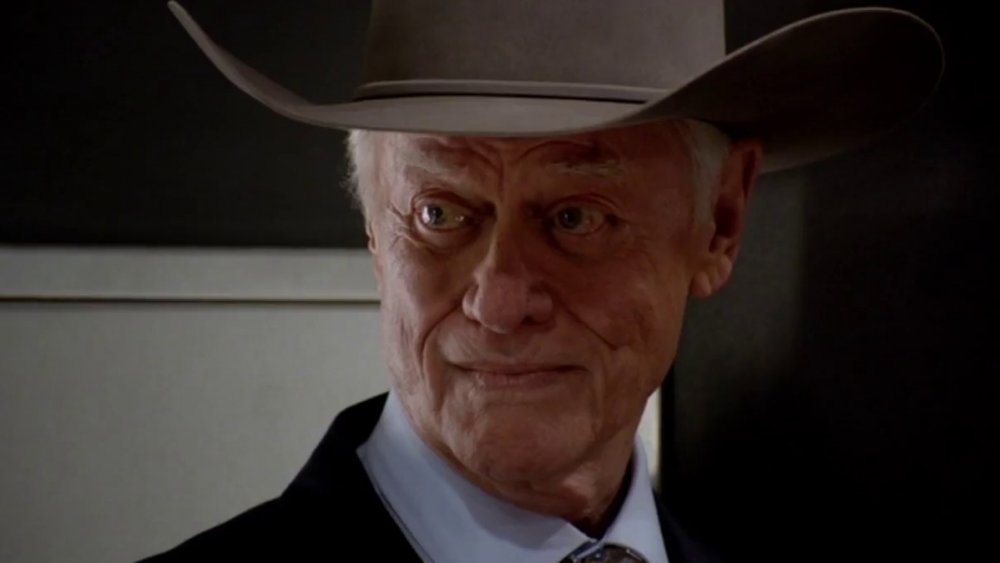 Larry Hagman as J.R. Ewing on Dallas