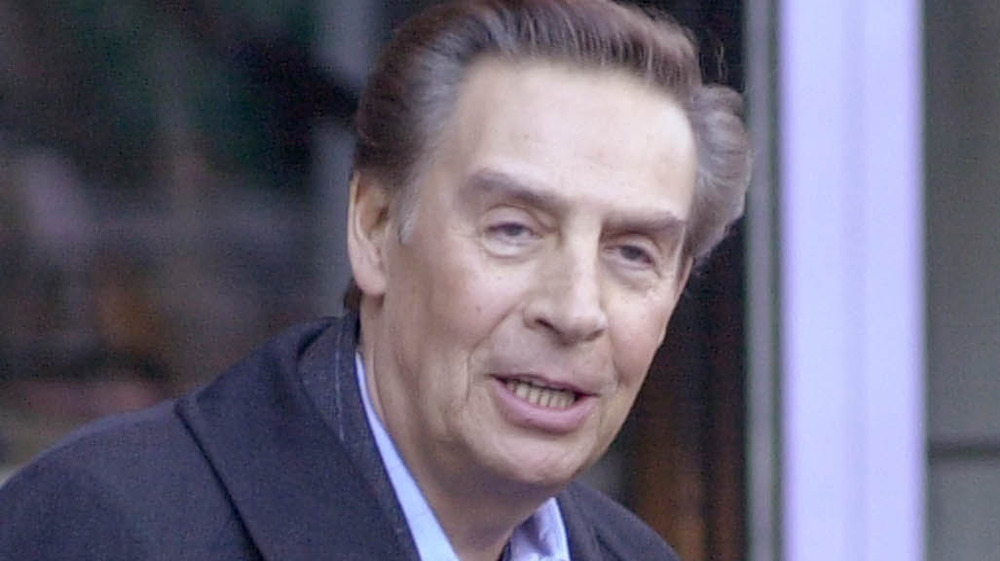 Jerry Orbach on Law and Order set