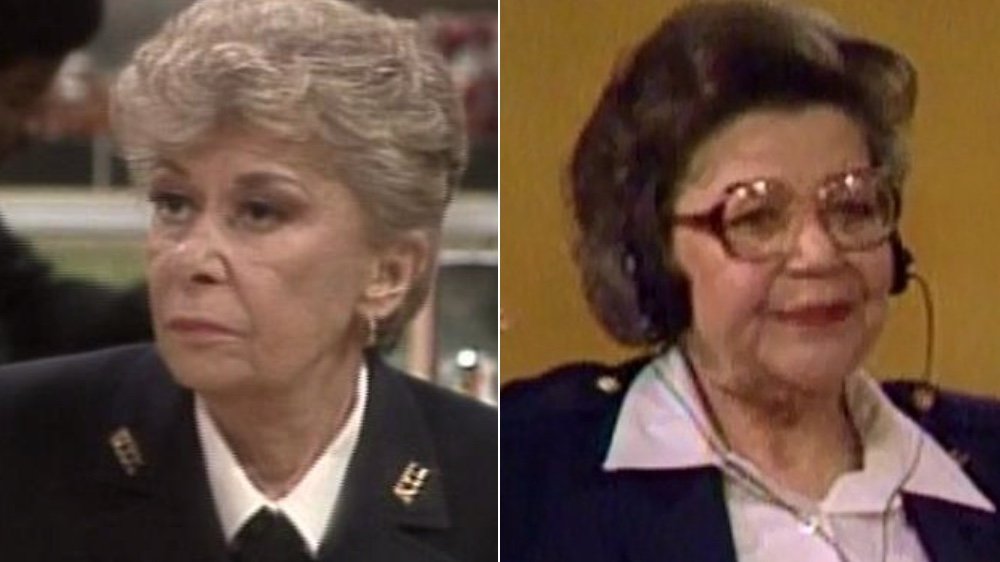 Selma Diamond and Florence Halop as the two bailiffs on Night Court 