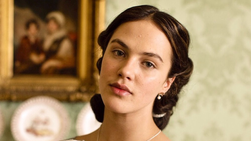 Jessica Brown-Findlay as Lady Sybil on Downton Abbey