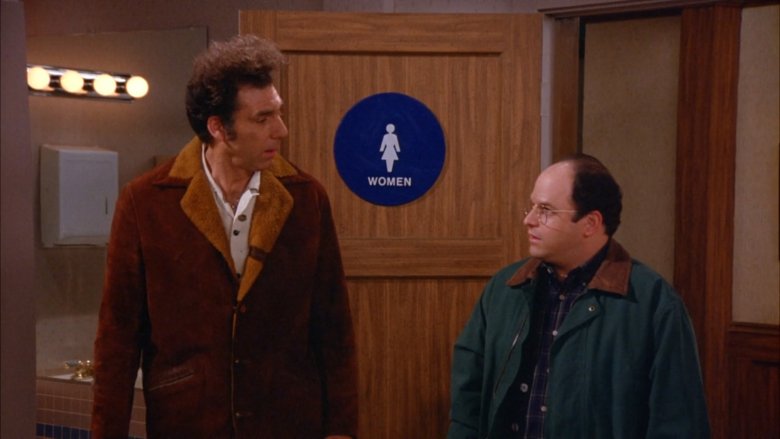 Michael Richards and Jason Alexander in Seinfeld