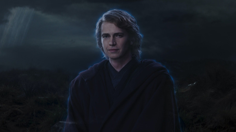 Anakin Force ghost smirking