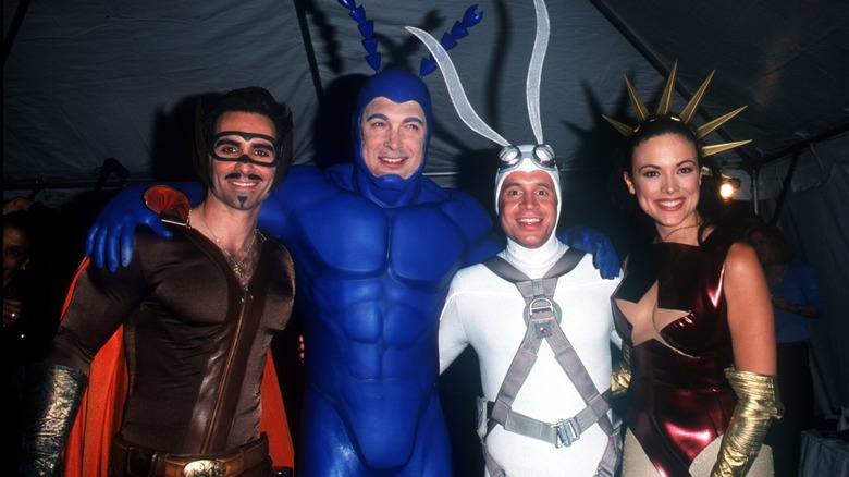 Batmanuel, The Tick, Arthur, and Captain Liberty