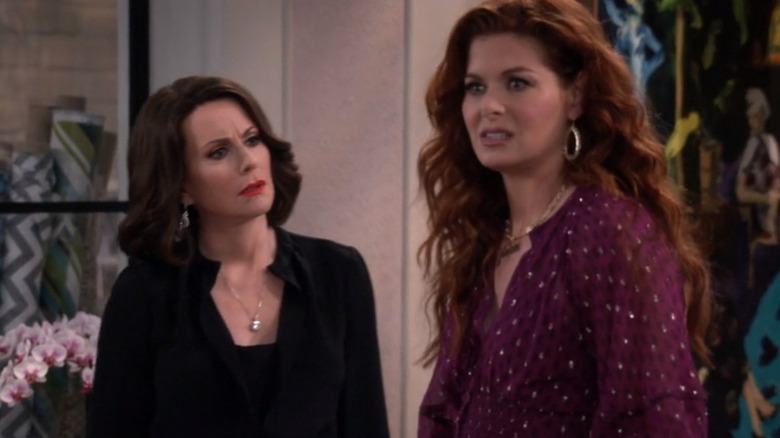 Karen and Grace get angry on "Will and Grace"