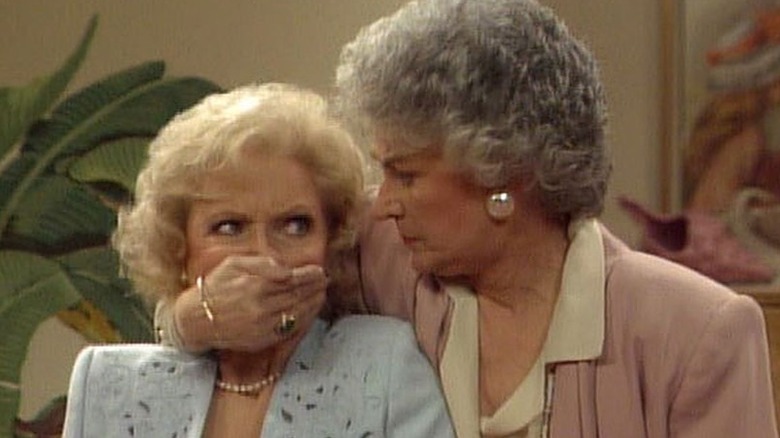 Dorothy and Rose fight on "Golden Girls"