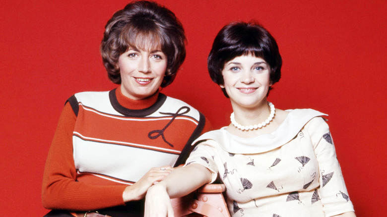 Penny Marshall and Cindy Williams in a promo shot for Laverne & Shirley