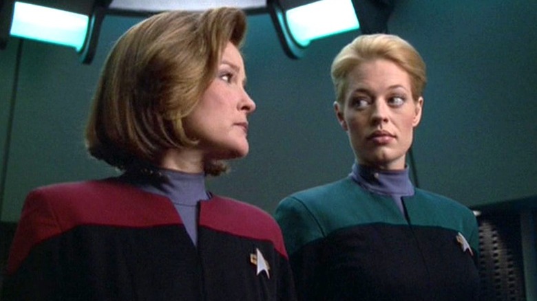 Captain Janeway and Seven of Nine together