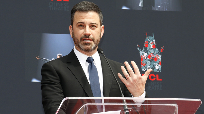 Jimmy Kimmel at podium