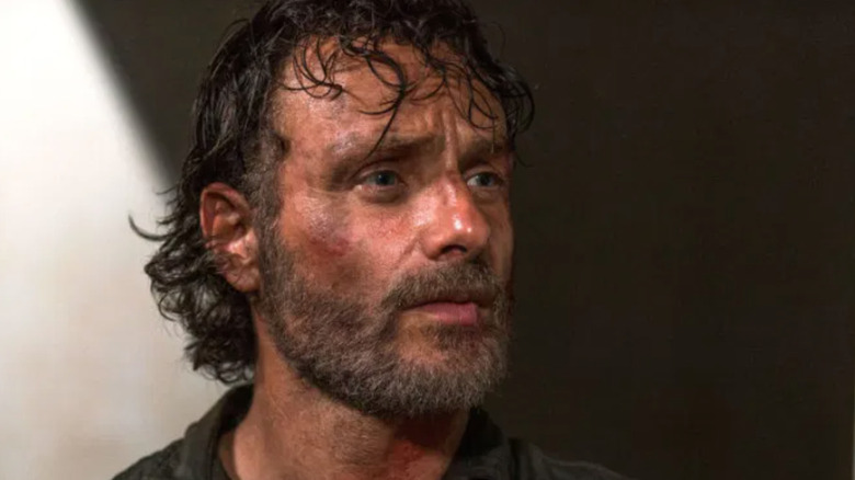 Rick Grimes staring