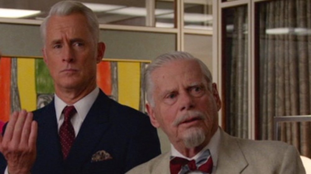 John Slattery and Robert Morse in Mad Men