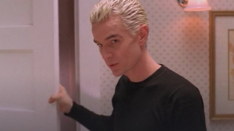 Spike in Buffy the Vampire Slayer bathroom