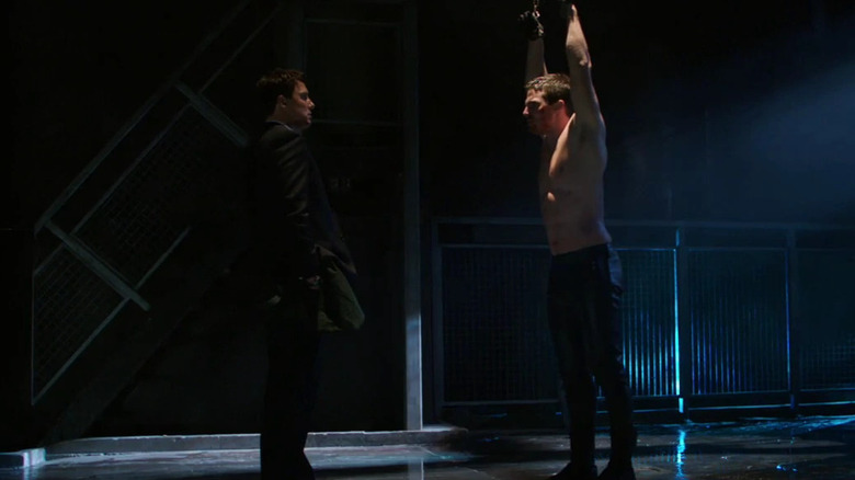 Malcolm Merlyn captures Oliver Queen