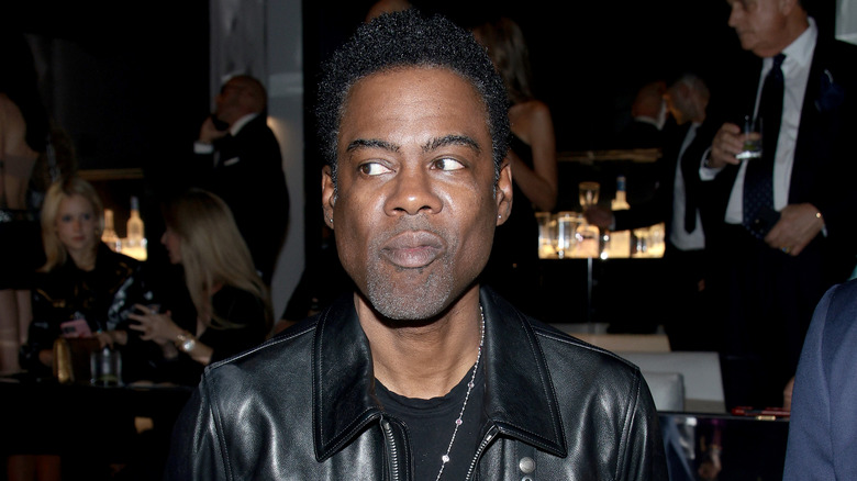 Chris Rock during a fashion show