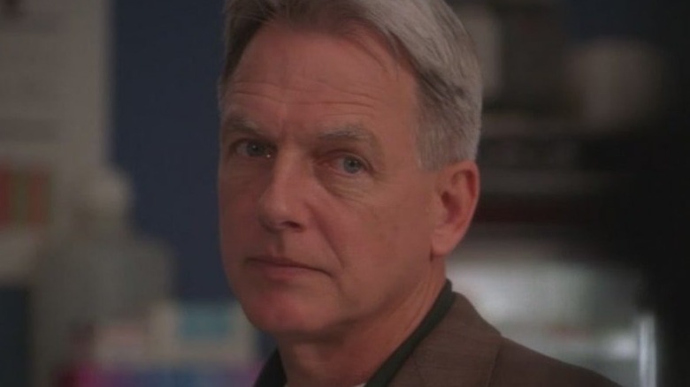 Mark Harmon tilts his head