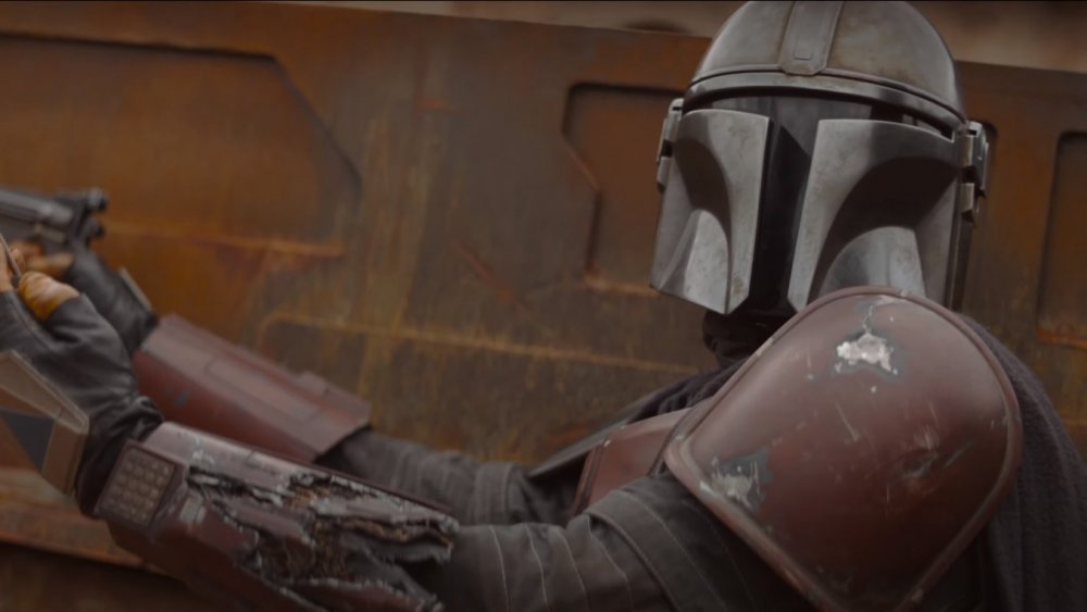 The titular Mandalorian from Disney+'s The Mandalorian