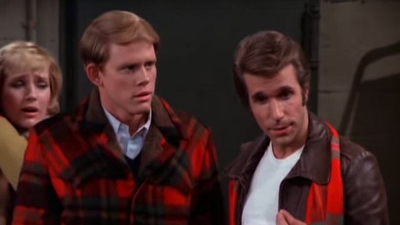 Ron Howard and Henry Winkler in Happy Days