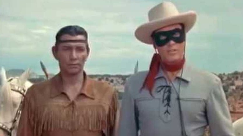 Lone ranger and tonto on the plains