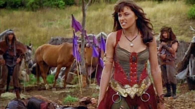 Xena on the battlefield