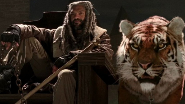 King Ezekiel stares