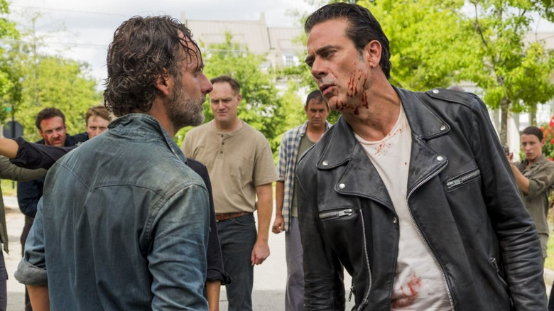 Negan taunts Rick