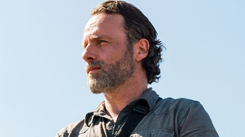 Rick Grimes looking away