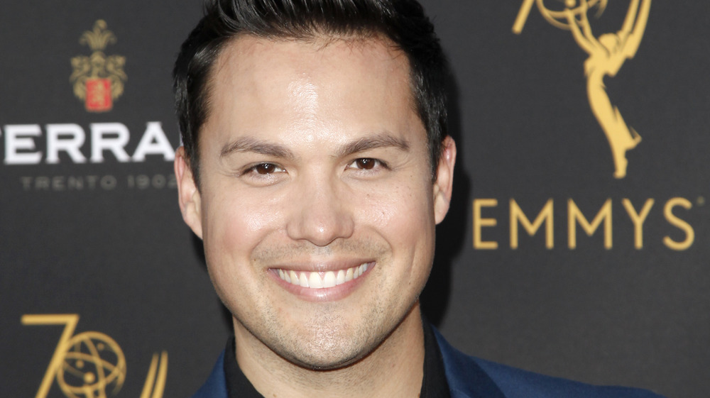 Michael Copon smiling