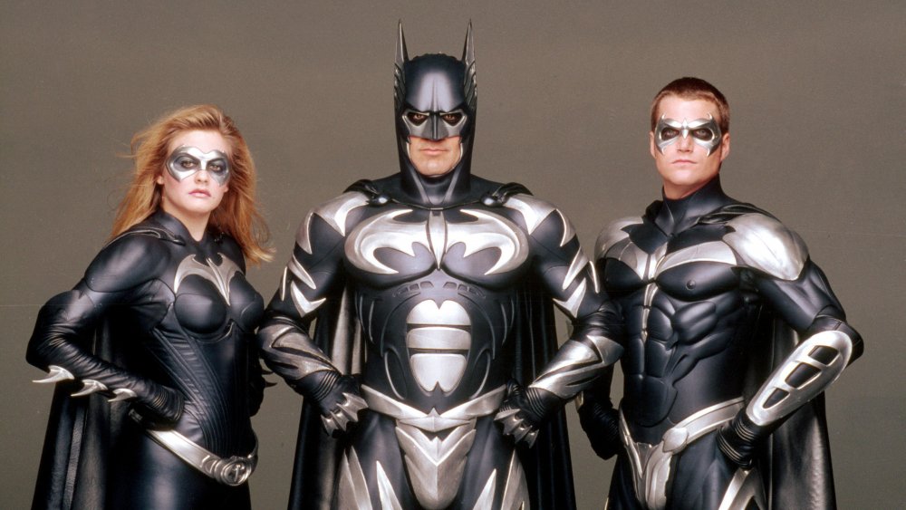 Alicia Silverstone, George Clooney, and Chris O'Donnell in Batman & Robin