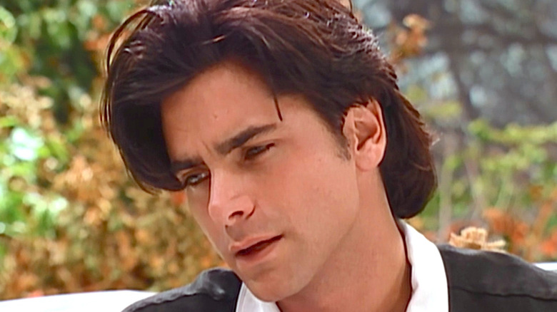 Uncle Jesse is sad outside