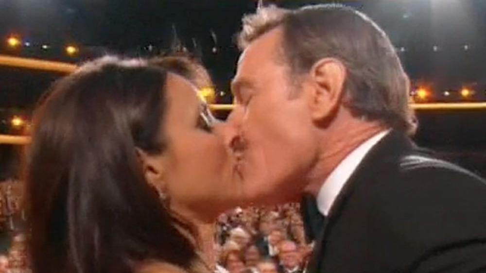 Bryan Cranston and Julia Louis-Dreyfus make out