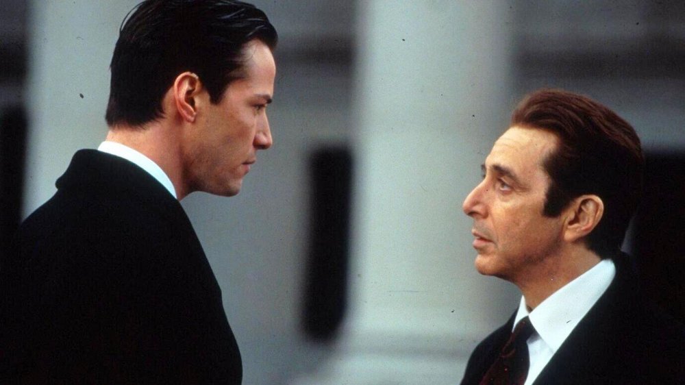 Keanu Reeves and Al Pacino in The Devil's Advocate