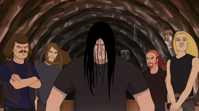 All the members of Dethklok assembled