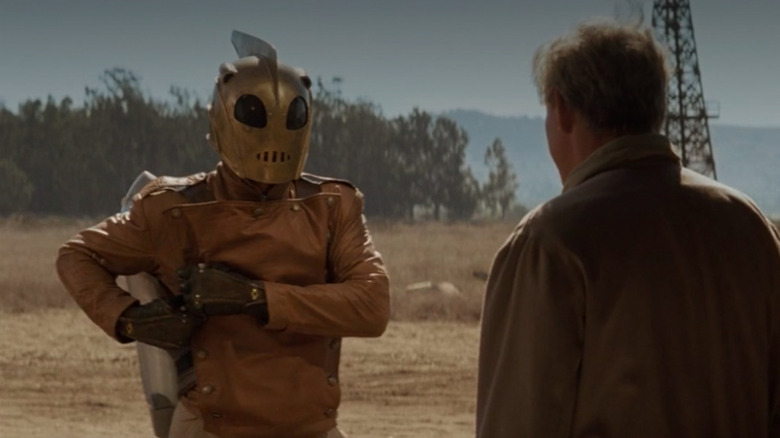 Cliff in Rocketeer outfit