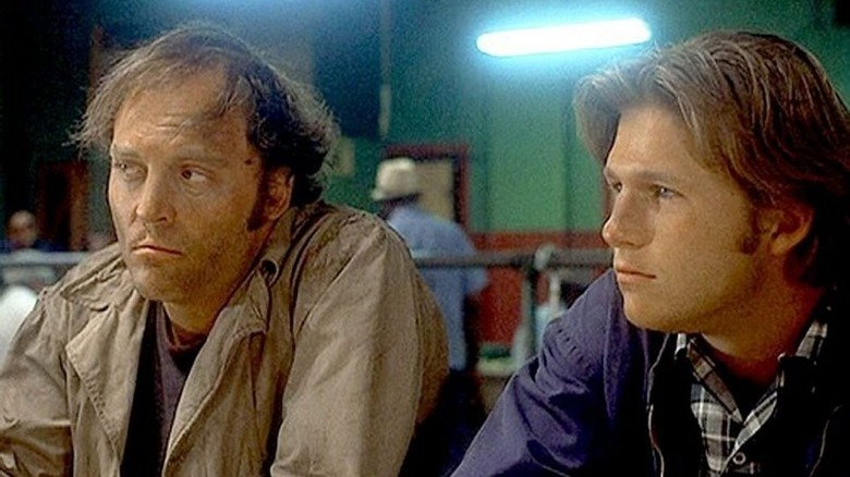 Stacy Keach sits with Jeff Bridges