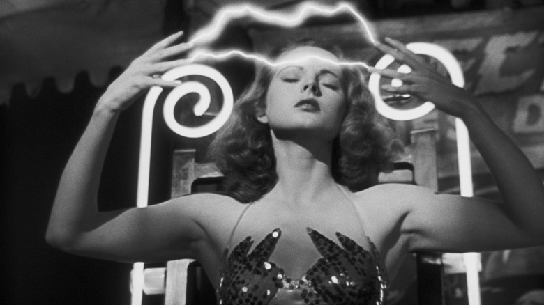 Coleen Gray wields electricity