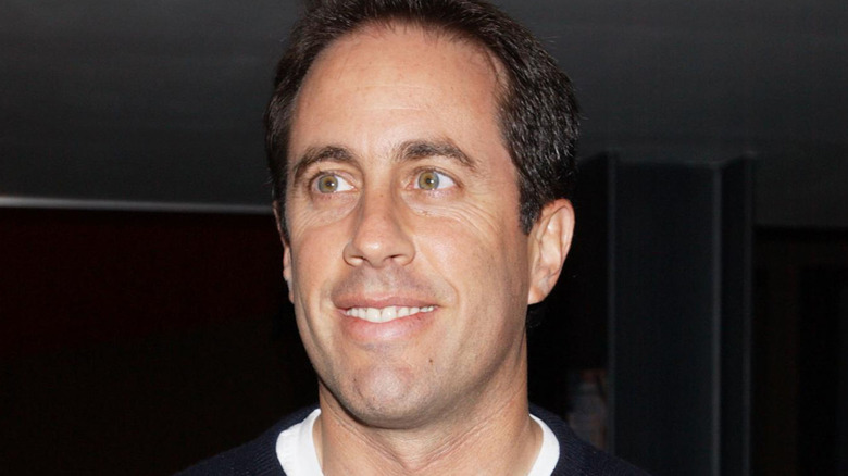 Jerry Seinfeld at the premiere of his 2002 movie "Comedian"