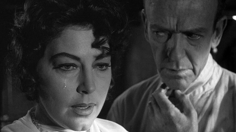 Ava Gardner crying