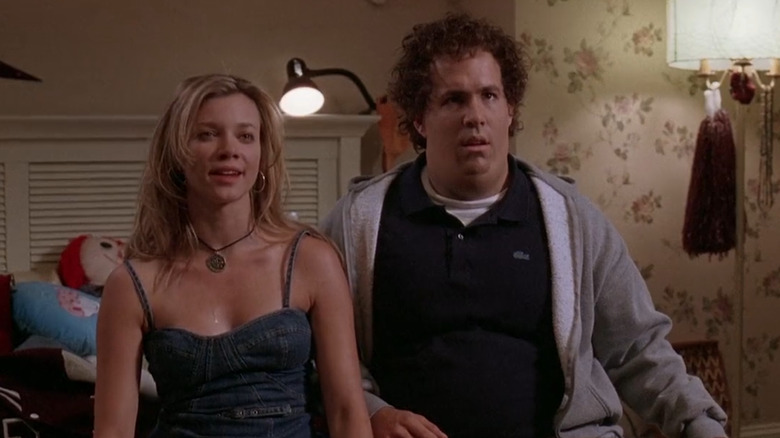 Ryan Reynolds Amy Smart looking surprised