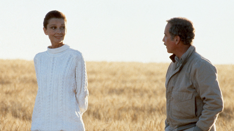 Richard Dreyfuss and Audrey Hepburn talk in Always