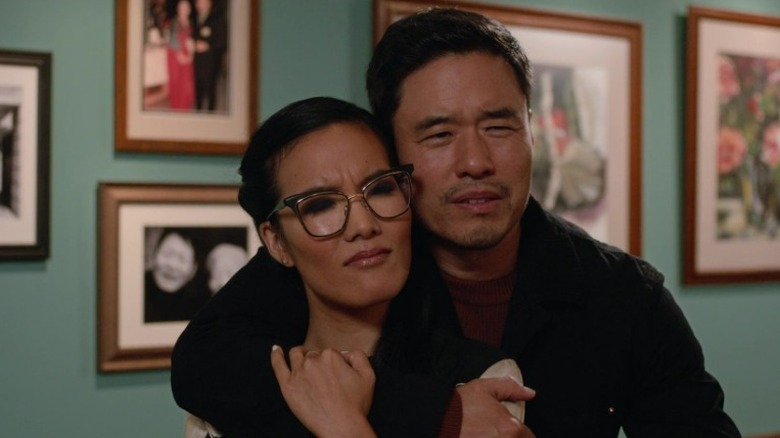 Randall Park and Ali Wong hug in Always Be My Maybe