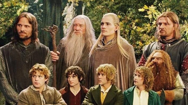 The Fellowship gathering in Rivendell