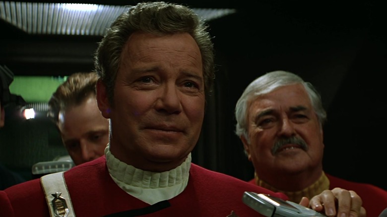 James T. Kirk chatting with old friends