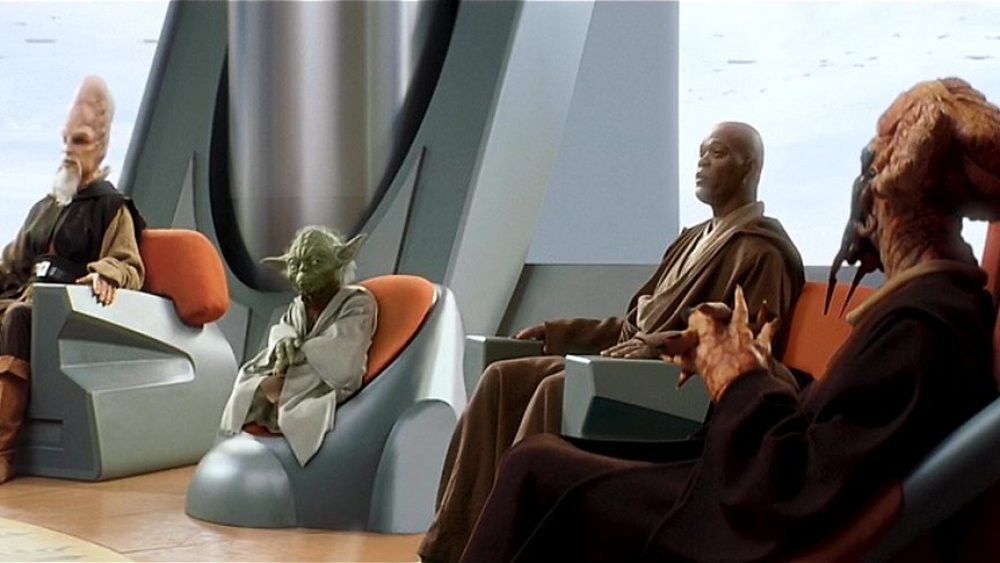 Samuel L. Jackson in Star Wars: Episode II - Attack of the Clones