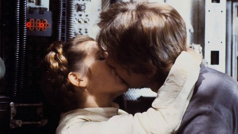 Carrie Fisher and Harrison Ford in Star Wars: The Empire Strikes Back