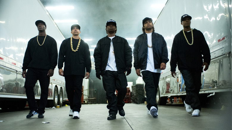 The cast of "Straight Outta Compton"