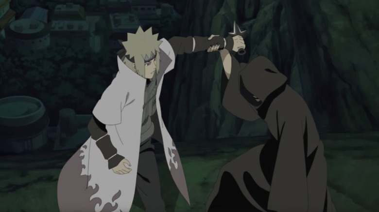 Obito faces Minato