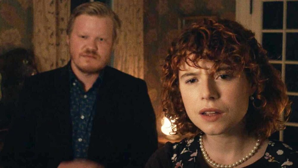 Jesse Plemons and Jessie Buckley in I'm Thinking of Ending Things