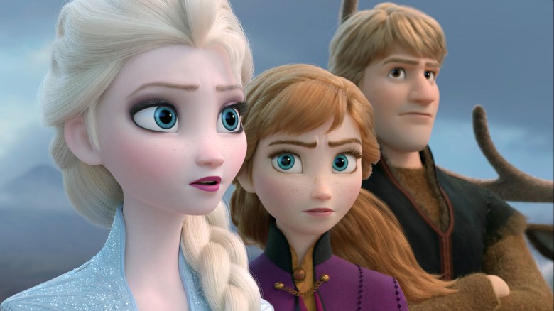 Elsa, Anna and Kristoff together