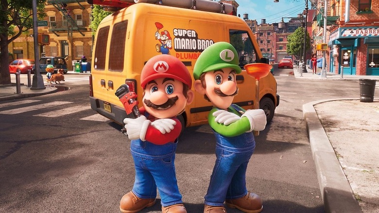 Mario and Luigi arms crossed