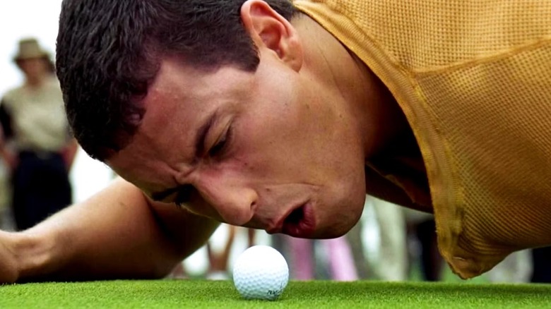 Happy Gilmore yelling at ball