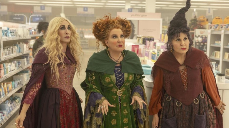 The Sanderson sisters in pharmacy